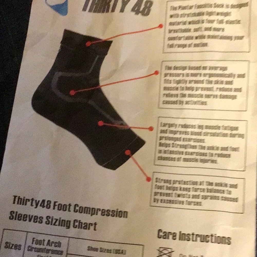 1 pair Compression sleeve for feet